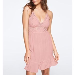 Victoria’s Secret PINK Blush Crochet Lace Dress